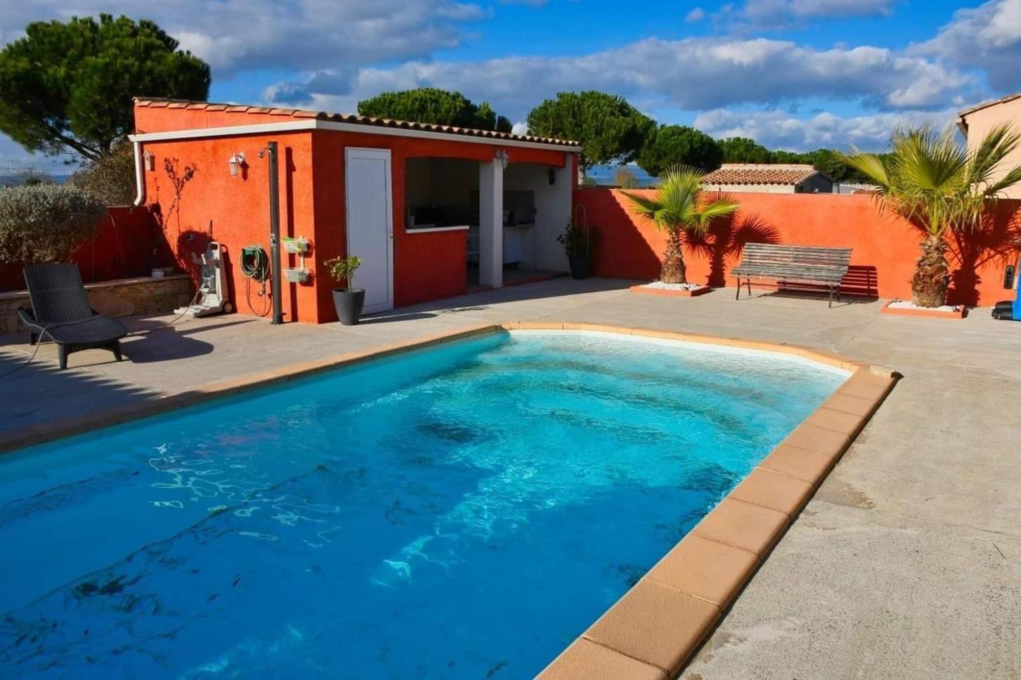 Villa Elegante A Carcassonne Avec Jardin Et Jacuzzi Buitenkant foto